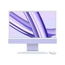 Apple iMac with 4.5K Retina display - Tout-en-un - M3 - RAM 8 Go - SSD 256 Go - M3 10-core GPU - Gigabit Ethe... (Z19P_)_1